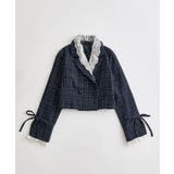 【OLIVE des OLIVE】レース衿ショート丈テーラードジャケット | NICE CLAUP / OLIVE des OLIVE　OUTLET | 詳細画像18 