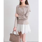 【OLIVE des OLIVE】異素材ドッキングワンピース | NICE CLAUP / OLIVE des OLIVE OUTLET | 詳細画像9