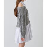 【OLIVE des OLIVE】肩あきドッキングワンピ | NICE CLAUP / OLIVE des OLIVE　OUTLET | 詳細画像17 