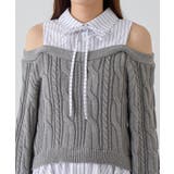 【OLIVE des OLIVE】肩あきドッキングワンピ | NICE CLAUP / OLIVE des OLIVE　OUTLET | 詳細画像19 