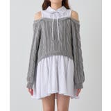 【OLIVE des OLIVE】肩あきドッキングワンピ | NICE CLAUP / OLIVE des OLIVE　OUTLET | 詳細画像16 