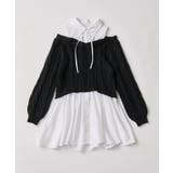 【OLIVE des OLIVE】肩あきドッキングワンピ | NICE CLAUP / OLIVE des OLIVE　OUTLET | 詳細画像10 