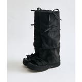 ブラック | 【OLIVE des OLIVE】【取り外し可能】カバー付きリボンサンダル | NICE CLAUP / OLIVE des OLIVE OUTLET