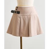 【Belle Charme】Side Belt Plests Skirt | NICE CLAUP / OLIVE des OLIVE OUTLET | 詳細画像3