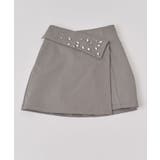 【Belle Charme】ビジューボックスミニスカート | NICE CLAUP / OLIVE des OLIVE　OUTLET | 詳細画像2 