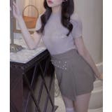 【Belle Charme】ビジューボックスミニスカート | NICE CLAUP / OLIVE des OLIVE　OUTLET | 詳細画像13 