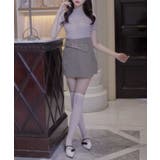 ブラウン | 【Belle Charme】ビジューボックスミニスカート | NICE CLAUP / OLIVE des OLIVE　OUTLET
