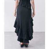【Belle Charme】アシンメトリーフリルスカート | NICE CLAUP / OLIVE des OLIVE OUTLET | 詳細画像9
