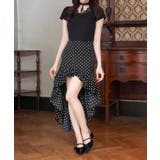 【Belle Charme】アシンメトリーフリルスカート | NICE CLAUP / OLIVE des OLIVE OUTLET | 詳細画像3