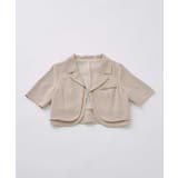 【Belle Charme】ミニリボンショートスリーブジャケット | NICE CLAUP / OLIVE des OLIVE　OUTLET | 詳細画像2 