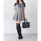 【Belle Charme】バックリボンフレアキャミワンピース | NICE CLAUP / OLIVE des OLIVE OUTLET | 詳細画像5