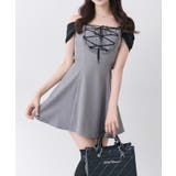【Belle Charme】バックリボンフレアキャミワンピース | NICE CLAUP / OLIVE des OLIVE OUTLET | 詳細画像6