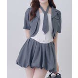チャコール | 【Belle Charme】ベアトップワンピース&タイセット | NICE CLAUP / OLIVE des OLIVE　OUTLET