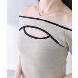 【Belle Charme】ロゴニットフレアワンピース | NICE CLAUP / OLIVE des OLIVE　OUTLET | 詳細画像14 