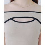 【Belle Charme】ロゴニットフレアワンピース | NICE CLAUP / OLIVE des OLIVE　OUTLET | 詳細画像13 