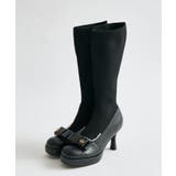 【Belle Charme】Ribbon Sock Boots | NICE CLAUP / OLIVE des OLIVE OUTLET | 詳細画像10