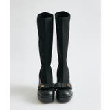 【Belle Charme】Ribbon Sock Boots | NICE CLAUP / OLIVE des OLIVE OUTLET | 詳細画像14