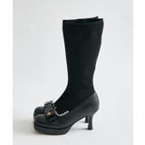 【Belle Charme】Ribbon Sock Boots | NICE CLAUP / OLIVE des OLIVE OUTLET | 詳細画像15