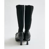 【Belle Charme】Ribbon Sock Boots | NICE CLAUP / OLIVE des OLIVE OUTLET | 詳細画像16