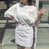 オフホワイト | 花プリントビッグTシャツ | OLIVE des OLIVE OUTLET