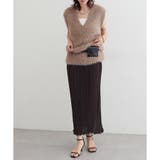 【LARUTA】プリーツタイトスカート | NICE CLAUP / OLIVE des OLIVE OUTLET | 詳細画像3