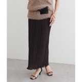 ブラウン | 【LARUTA】プリーツタイトスカート | NICE CLAUP / OLIVE des OLIVE OUTLET