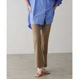 ベージュ | 【LARUTA】美しいシルエットリブパンツ | NICE CLAUP / OLIVE des OLIVE OUTLET