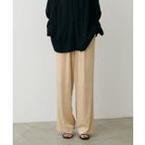 【LARUTA】サイドライン切替ベロアパンツ | NICE CLAUP / OLIVE des OLIVE　OUTLET | 詳細画像4 