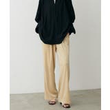 【LARUTA】サイドライン切替ベロアパンツ | NICE CLAUP / OLIVE des OLIVE　OUTLET | 詳細画像5 