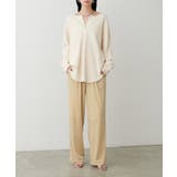 【LARUTA】サイドライン切替ベロアパンツ | NICE CLAUP / OLIVE des OLIVE　OUTLET | 詳細画像6 