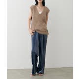 【LARUTA】サイドライン切替ベロアパンツ | NICE CLAUP / OLIVE des OLIVE　OUTLET | 詳細画像17 