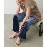 【LARUTA】サイドライン切替ベロアパンツ | NICE CLAUP / OLIVE des OLIVE　OUTLET | 詳細画像21 