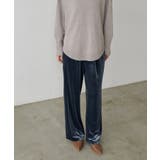 【LARUTA】サイドライン切替ベロアパンツ | NICE CLAUP / OLIVE des OLIVE　OUTLET | 詳細画像23 