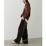 【LARUTA】サイドライン切替ベロアパンツ | NICE CLAUP / OLIVE des OLIVE　OUTLET | 詳細画像27 