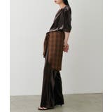 【LARUTA】サイドライン切替ベロアパンツ | NICE CLAUP / OLIVE des OLIVE　OUTLET | 詳細画像30 