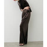 【LARUTA】サイドライン切替ベロアパンツ | NICE CLAUP / OLIVE des OLIVE　OUTLET | 詳細画像35 