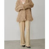 アイボリー | 【LARUTA】サイドライン切替ベロアパンツ | NICE CLAUP / OLIVE des OLIVE　OUTLET