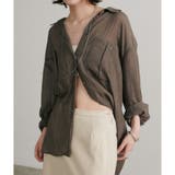 【LARUTA】シアーサファリポケット付きシャツ | NICE CLAUP / OLIVE des OLIVE　OUTLET | 詳細画像33 