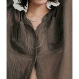 【LARUTA】シアーサファリポケット付きシャツ | NICE CLAUP / OLIVE des OLIVE　OUTLET | 詳細画像35 