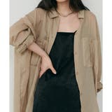 キャメル | 【LARUTA】シアーサファリポケット付きシャツ | NICE CLAUP / OLIVE des OLIVE　OUTLET