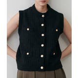 ブラック | 【LARUTA】モールクルーニットベスト | NICE CLAUP / OLIVE des OLIVE OUTLET