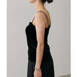 【LARUTA】カップ付きベロアキャミ | NICE CLAUP / OLIVE des OLIVE　OUTLET | 詳細画像7 
