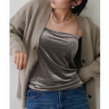 【LARUTA】カップ付きベロアキャミ | NICE CLAUP / OLIVE des OLIVE　OUTLET | 詳細画像16 