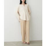 【LARUTA】長袖ワッフルカットソーTee | NICE CLAUP / OLIVE des OLIVE　OUTLET | 詳細画像2 