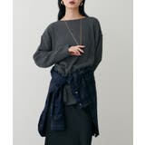 【LARUTA】長袖ワッフルカットソーTee | NICE CLAUP / OLIVE des OLIVE　OUTLET | 詳細画像8 