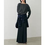 【LARUTA】長袖ワッフルカットソーTee | NICE CLAUP / OLIVE des OLIVE　OUTLET | 詳細画像9 