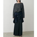 【LARUTA】長袖ワッフルカットソーTee | NICE CLAUP / OLIVE des OLIVE　OUTLET | 詳細画像10 