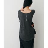 【LARUTA】長袖ワッフルカットソーTee | NICE CLAUP / OLIVE des OLIVE　OUTLET | 詳細画像14 