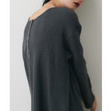 【LARUTA】長袖ワッフルカットソーTee | NICE CLAUP / OLIVE des OLIVE　OUTLET | 詳細画像15 