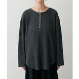 【LARUTA】長袖ワッフルカットソーTee | NICE CLAUP / OLIVE des OLIVE　OUTLET | 詳細画像19 